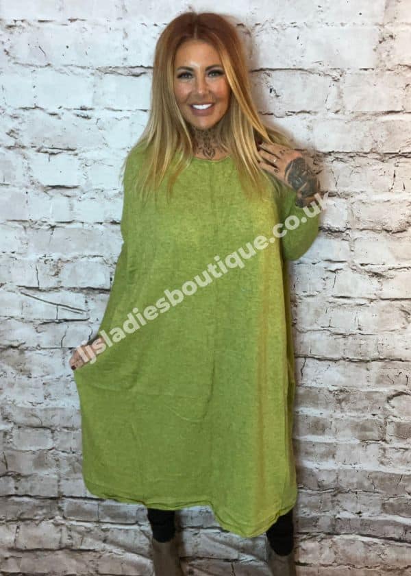 Lime discount sweater dress