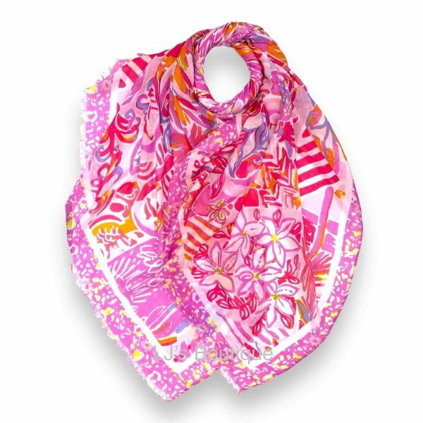 Lilly blooms scarf